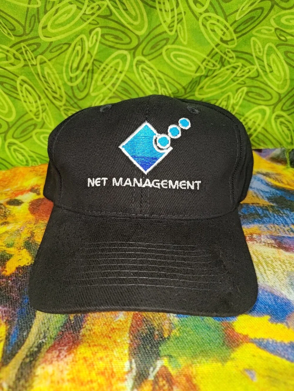 NET Management Embroidered LogoTrucker Strap-on Hat Cap